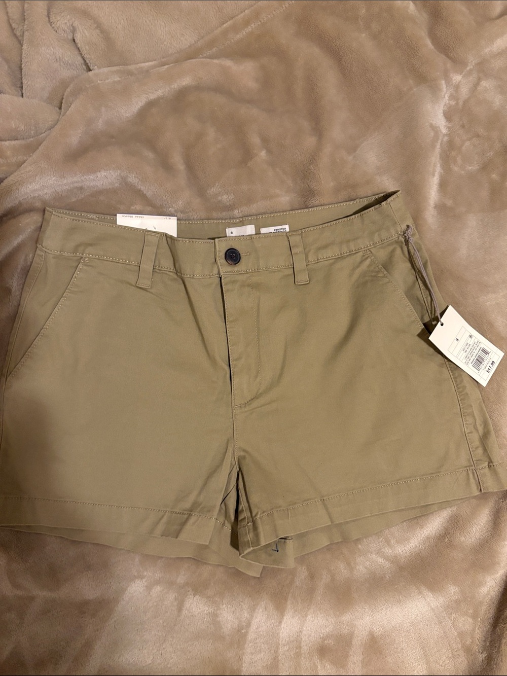 NWT ANew Day Classic Women's Chino Shorts in Size 8